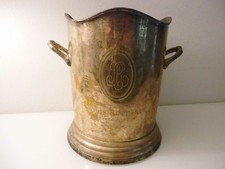 Roederer Champagner Kühler + versilbert + graviert + sehr selten !!