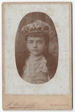 Elegant Girl Portrait, Antique