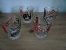 4 Whisky Gläser Queen Anne, Black&White, Johnnie Walker, Haig, VAT 69, Kintore