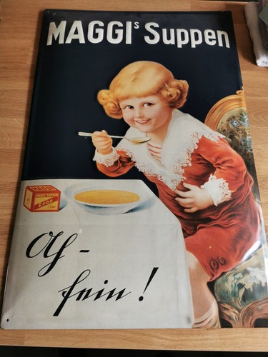 Maggi werbeschild blechschild - maggi,