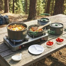 Outsunny camping kochgeschirr - camping,