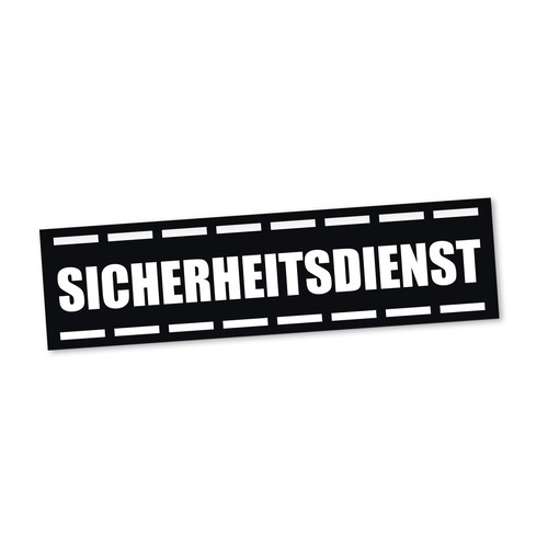 Sicherheitsdienst magnetschild - sicherheitsdienst,