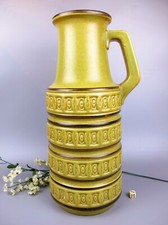 Scheurich Bodenvase. West Germany Keramik. 60er Jahre Vintage. Limettengrün. Große 18 Zoll