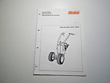 Ersatzteilliste Hako Variette (3611) und (3615) Original Hako Hausdruckerei