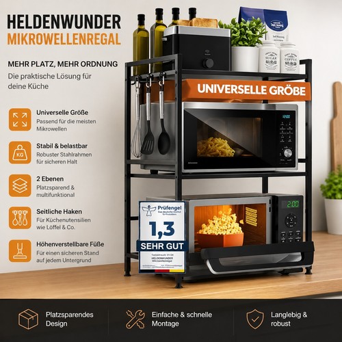Heldenwunder mikrowellenregal - heldenwunder,