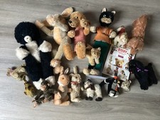 Konvolut - alte Stofftiere -