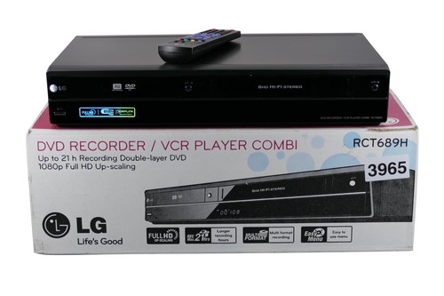 Rct689h dvd vhs - lg,