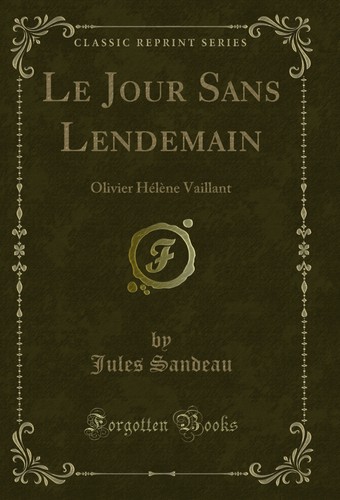 Jour sans lendemain - le,