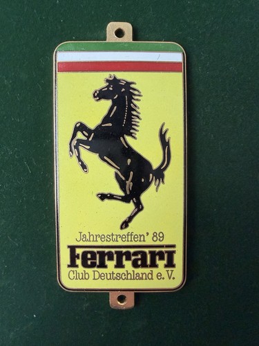 Ferrari emblem plakette emaile - ferrari,