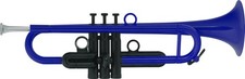MardiBrass Plastik Kunststoff Bb Trompete Leichter Hülle Mundstück Blau Festival
