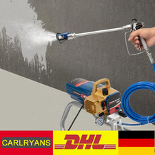 Airless Farbsprühgerät Farbsprühsystem Sprühfarbe Spritzgerät Putz Gipsspachtel