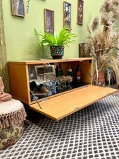 60ER JAHRE MID CENTURY KOMMODE ANRICHTE SIDEBOARD BAR VINTAGE 50ER ALT ANTIK