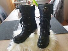 Original NEW ROCK Stiefeletten Gr. 41 schwarz *Neuwertiger Zust.*