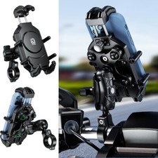 360° Handyhalterung Handy Halter Smartphone Bike Motorrad mit Vibrationsdämpfer