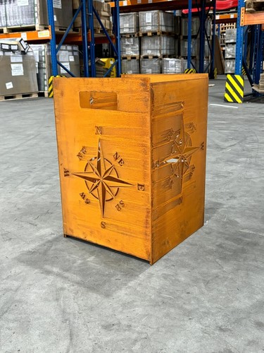 Feuerstelle kompass rostoptik - feuerstelle,
