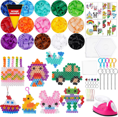 Bügelperlen set 1500 xxl - bügelperlen,