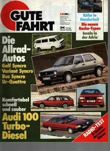 Zeitschrift gute fahrt 1986 - zeitschrift,