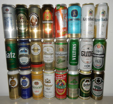 24 Schöne ältere Bierdosen
