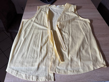 AproductZ Damenweste - Baumwolle - gelb - Größe 50 -