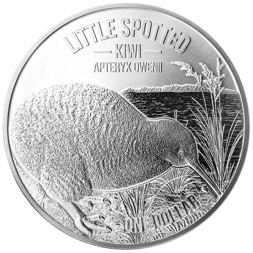Silbermünze kiwi 2018 - kiwi,