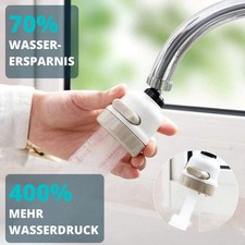 Wassersparender Wasserhahnaufsatz schwenkbar Strahlregler Küchen Brausekopf