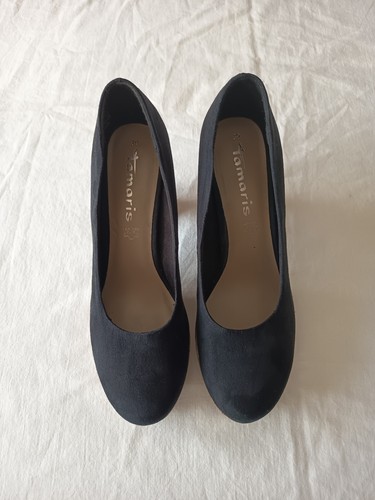 Tamaris plateau pumps schwarz - plateau-pumps,