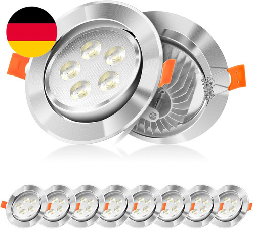 Led einbaustrahler 230v 10er - led,