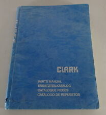 Teilekatalog / Parts Catalog Clark Gabelstapler Forklift TM 145 ab 1985