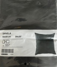 IKEA SANELA Samt Kissenbezug  Dunkelgrün Grün 50x50cm Kissenhülle 603.701.64