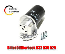 VW R32 R30 Billet Ölfilterflansch mit Ölfilter ideal für Turbos gefiltertes Öl
