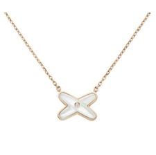 Chaumet Paris Ketten JEUX DE LIENS PENDANTRose gold, mother-of-pearl, diamond