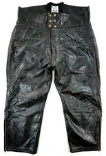 LANGLITZ US Biker Motorrad Harley Vintage Lederhose 38x22 XL