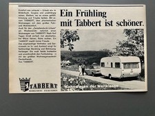 Tabbert Wohnwagen Bad Kissingen Caravan Oldtimer 1971 Vintage Ad Werbung Reklame