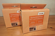 2x Packungen mit je 30x Systemklemmen für Laminatleisten TOOM