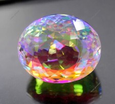 A++ Rainbow Mystic 44 Kt Topas