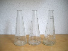 3x Ikea Snärtig Vase Vasen Glas klar Emma Dafnäs Deko 18 cm