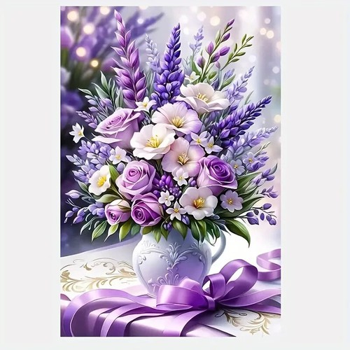 Diamond painting diy set - 💜,