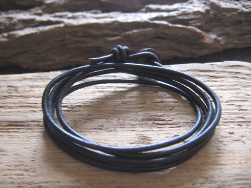 Surfer leder wickelarmband neu - surfer,