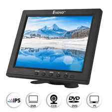 Eyoyo 8" LCD Monitor 1024x768 Color Screen AV VGA BNC HDMI CCTV Security Display