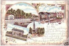 23303 Lithografie Gruss aus