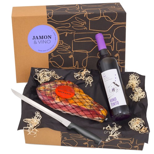 Feinkost präsentkorb jamon - feinkost-präsentkorb, &