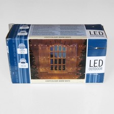 Hornbach Lichtervorhang 3x3m OVP, defekt Sturmschaden - 208 LED outdoor warmweiß