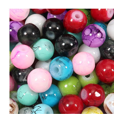 TOAOB 100 Stück 10mm Crackle