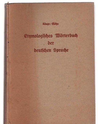 Etymologisches wörterbuch der - etymologisches,