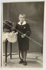 orig. Foto AK Schluckenau Tetschen Aussig Junge Kind Kommunion 