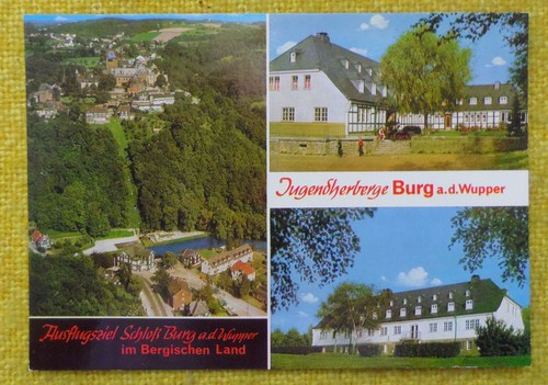 Ansichtskarte burg wupper - ansichtskarte, a.d.wupper