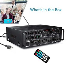 Verstärker Stereo 2000W Amplifier HIFI Digital | Bluetooth FM USB Vollverstärker