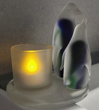 Kerzenhalter von Partylite Pinguin, Licht, Kerze