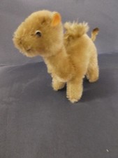 Suzy Quality Vintage Kamel Mohair ca.  16 cm hoch Stofftier 60er/70er Jahre