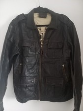 OAKWOOD    Männer Leder Jacke Braun Gr.XL